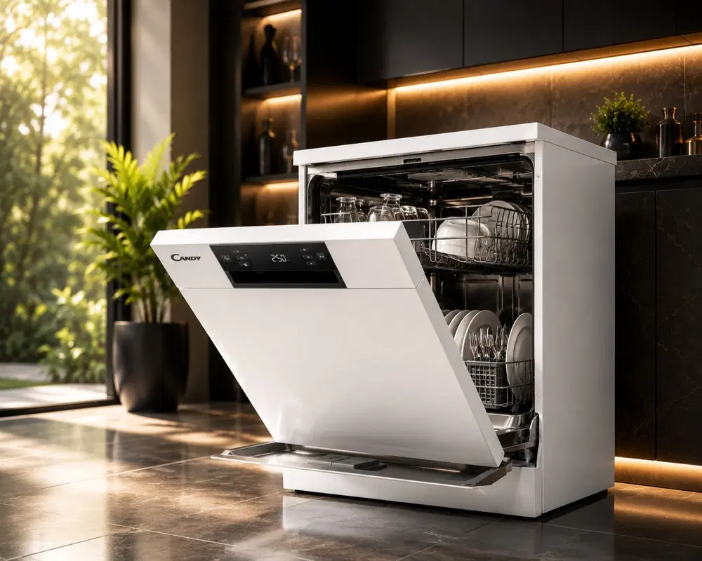 ظرفشویی 15 نفره کندی سفید مدل PFD315